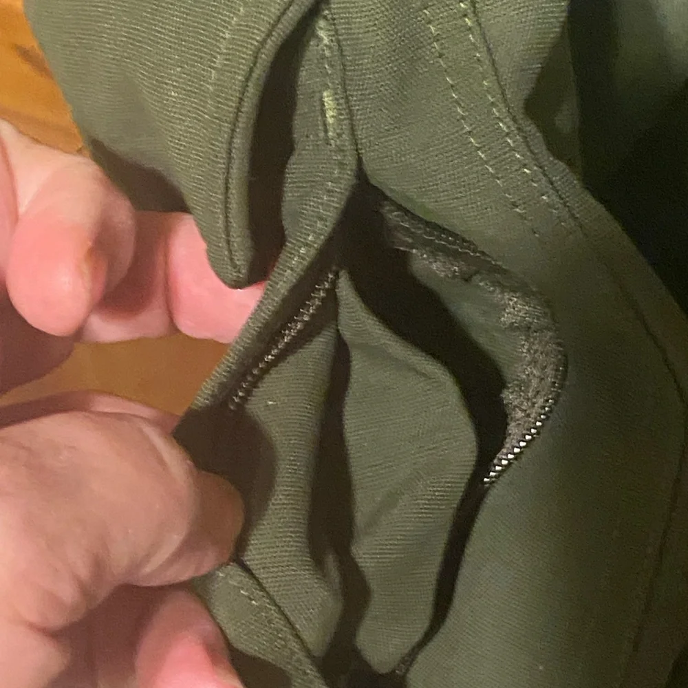 Rail Riders Pants Adult XL Army Green Nylon Lightweight Hiking Mens pants